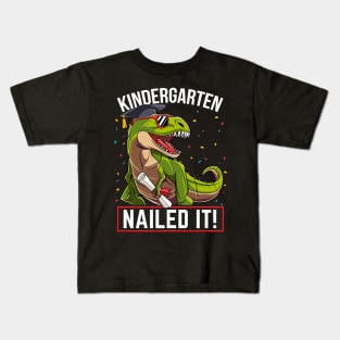 Dinosaur T-Rex Kindergarten Graduation Gift Kids T-Shirt